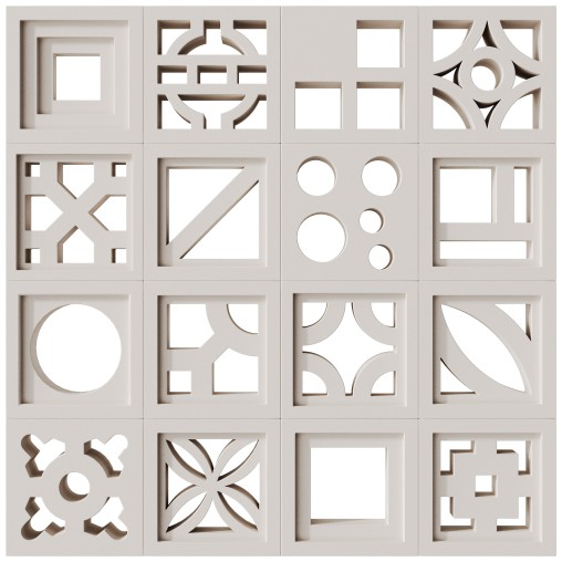 Modular Wall 24 Set by Tesselle