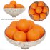Marble Fruit Bowl with Oranges - Thumbnail 1