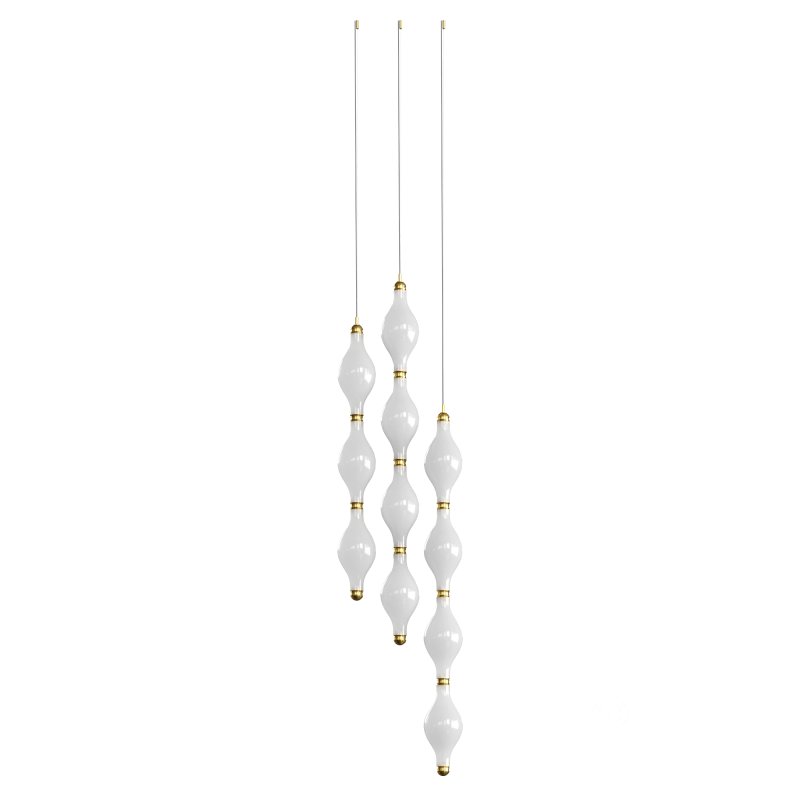 Dewy vertical pendant light by Euroluce vol 6 Image 2
