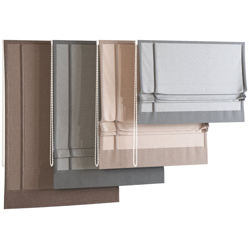 Roman Blinds Curtain Set 25 Image 1