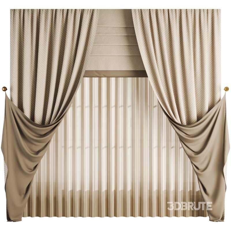 Roman and Cotton Curtain 055 Image 1