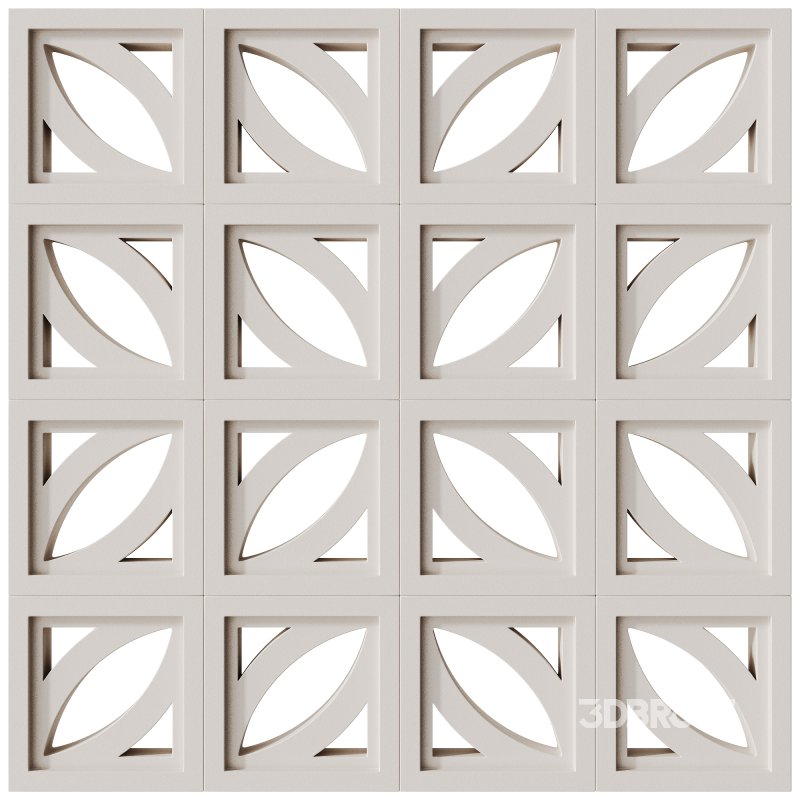 Modular Wall 20 Petal White by Tesselle Image 1