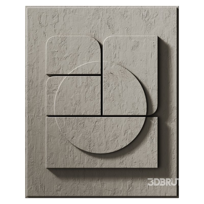 Decorative panel 3D ART RELIEF 05 Image 5