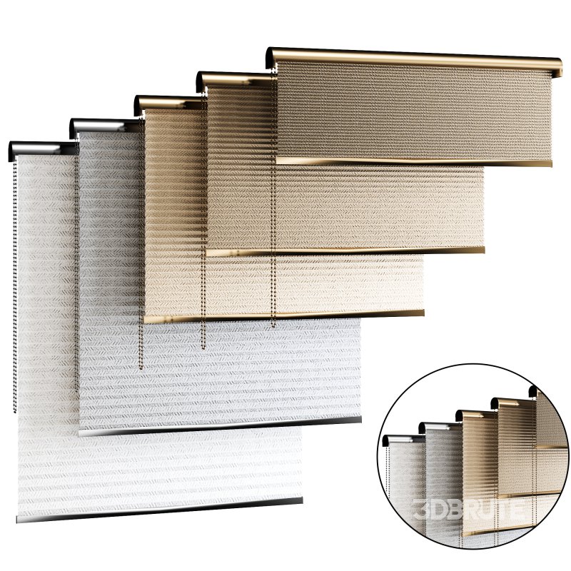 Roman Pleated Blinds 023 Image 1