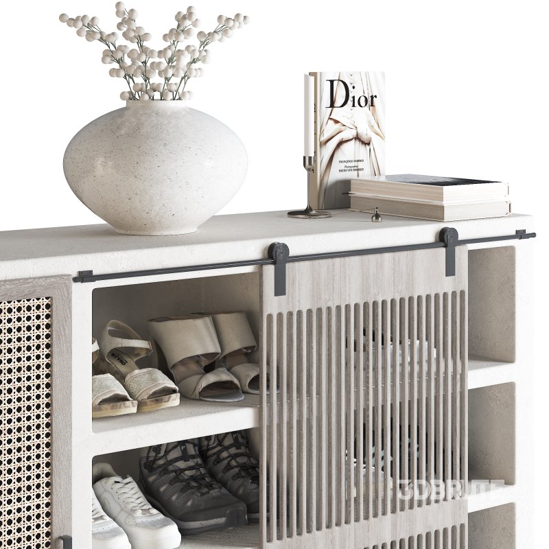 Minimals Shoes Cabinet Set 02 Image 4