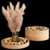 Figs and walnuts serving dish set with pampas - Thumbnail 3