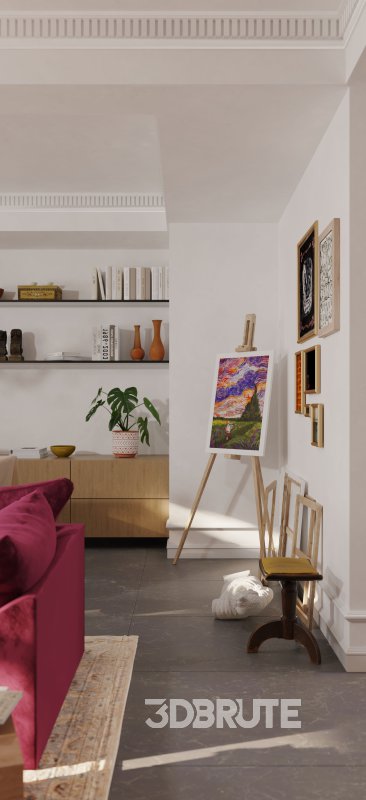 Luxurious living room and dining room Image 6