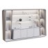 Office luxury bookcase cabinet H09 - Thumbnail 3
