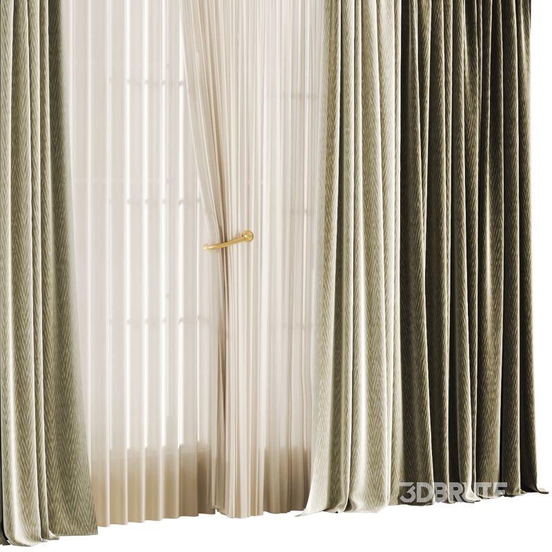 Silk and Cotton Curtain 033 Image 2