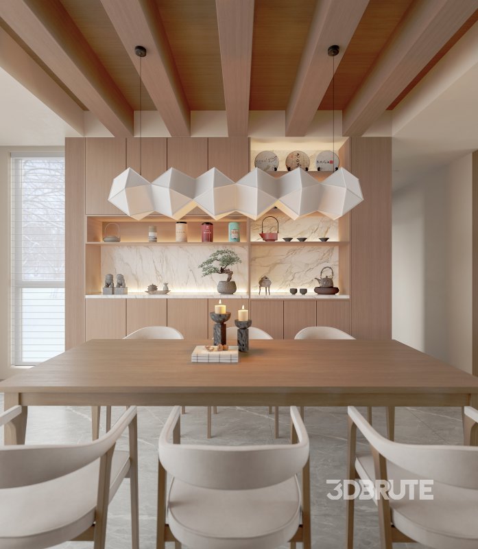 Japanese Living Room Dining Room Image 7