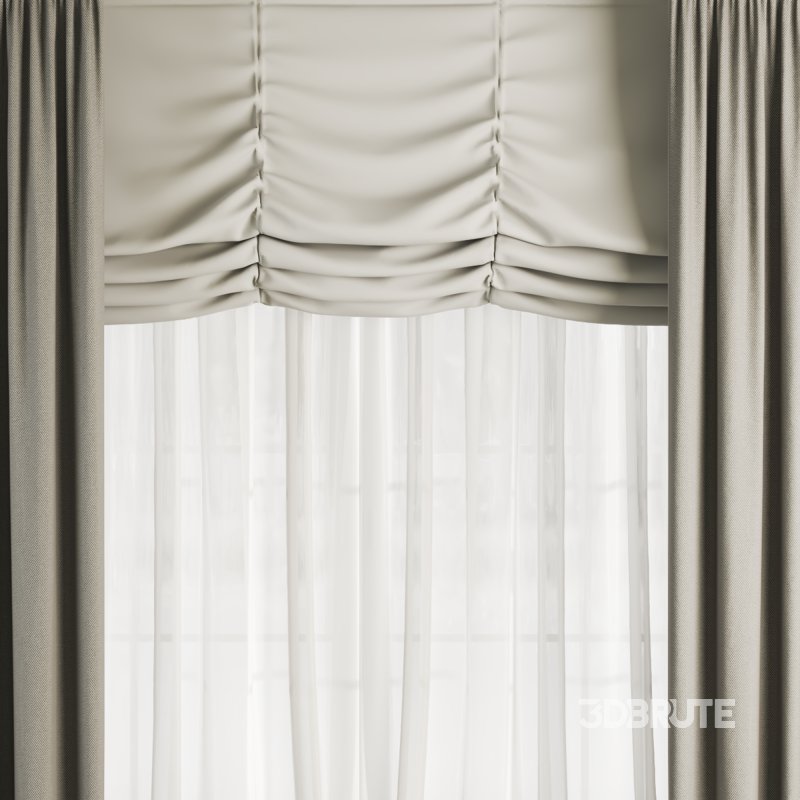 Silk and Satin Curtain 048 Image 2