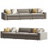 Kipton Wide Arm Three Piece Modular Sofa - Thumbnail 4