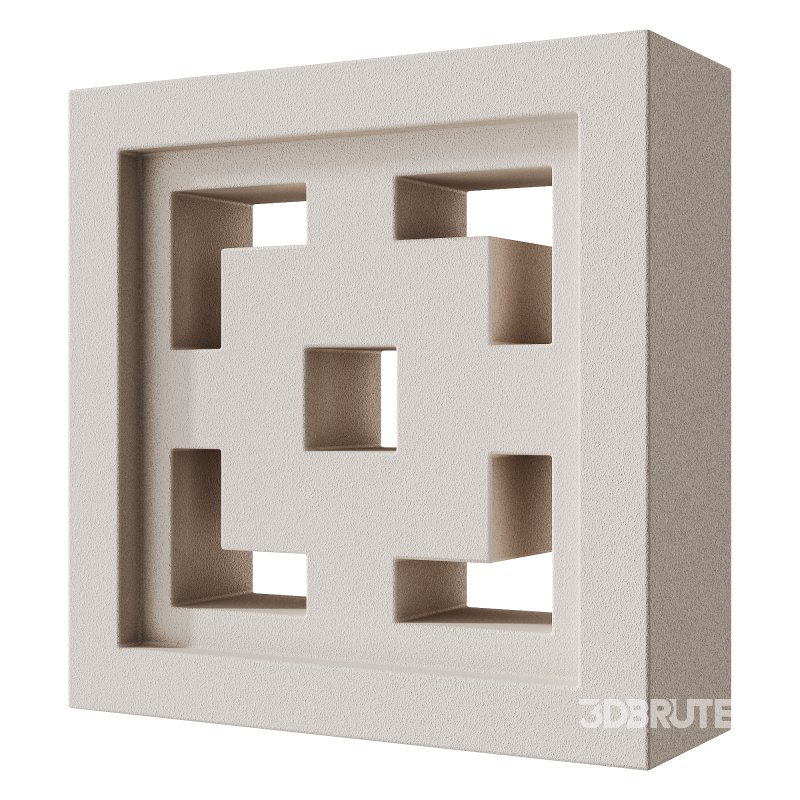 Modular Wall 15 Crossroads White by Tesselle Image 2