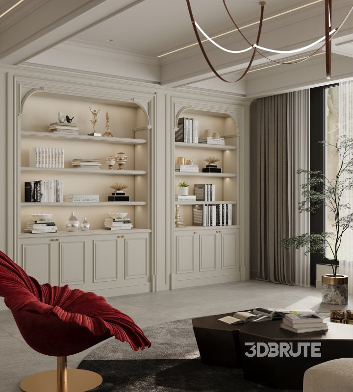 Luxurious living room and dining room Image 5