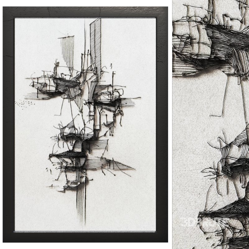 3D Art Relief Image 3