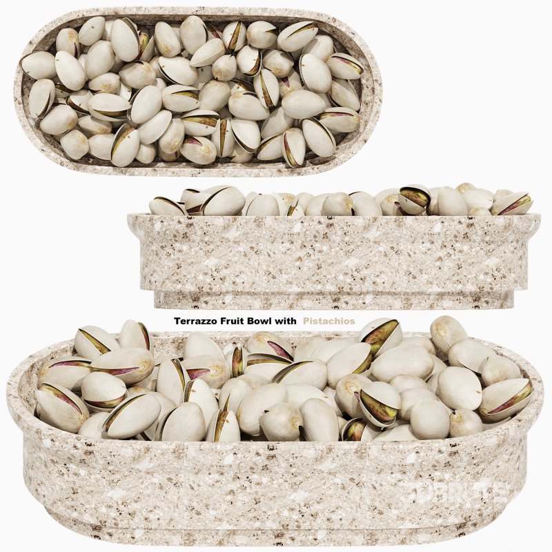 Terrazzo Fruit Bowl with Pistachios Image 2