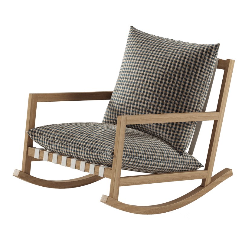 Aiken Outdoor Rocking Chair Image 6