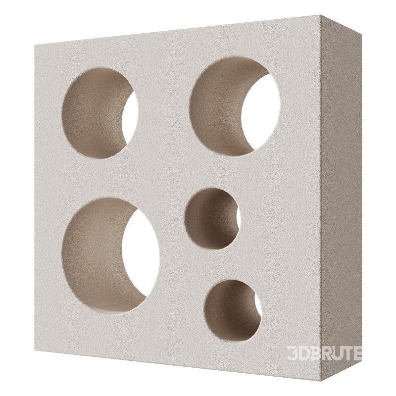 Modular Wall 06 Circlet White by Tesselle Image 2