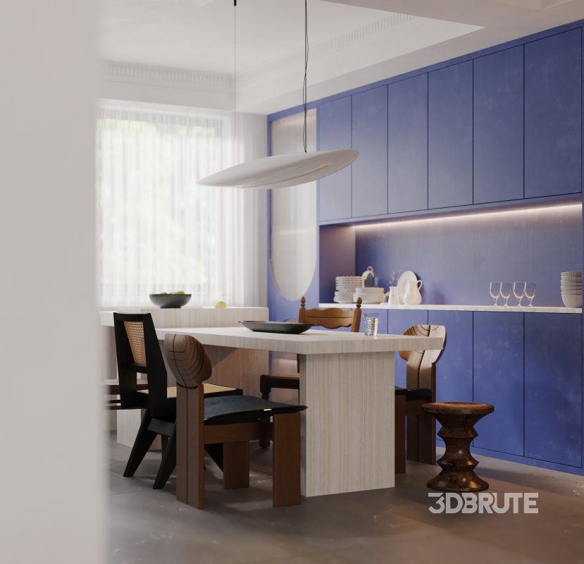 Luxurious living room and dining room Image 5