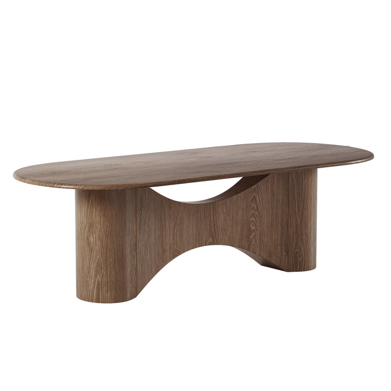 Grady Dining Chair and Olexey Oval Dining Table Image 5