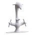 Chrome Dolphin Faucet Single Hole Widespread Plate - Thumbnail 5