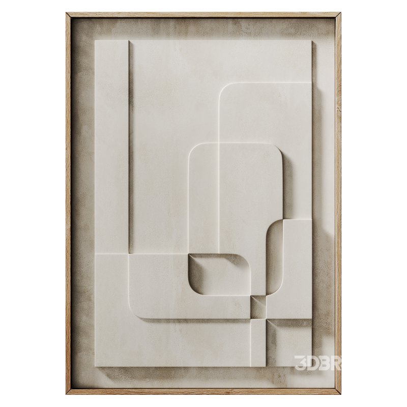 Decorative panel 3D ART RELIEF 03 Image 1