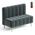 Daniellah Velvet Bench - Thumbnail 2