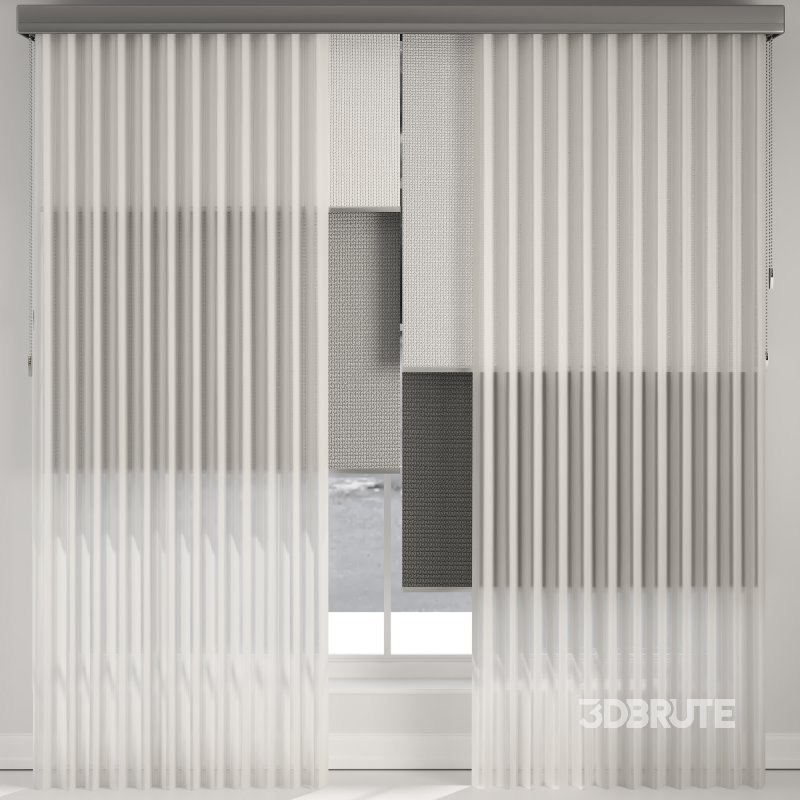 Silk and cotton curtain 021 Image 3