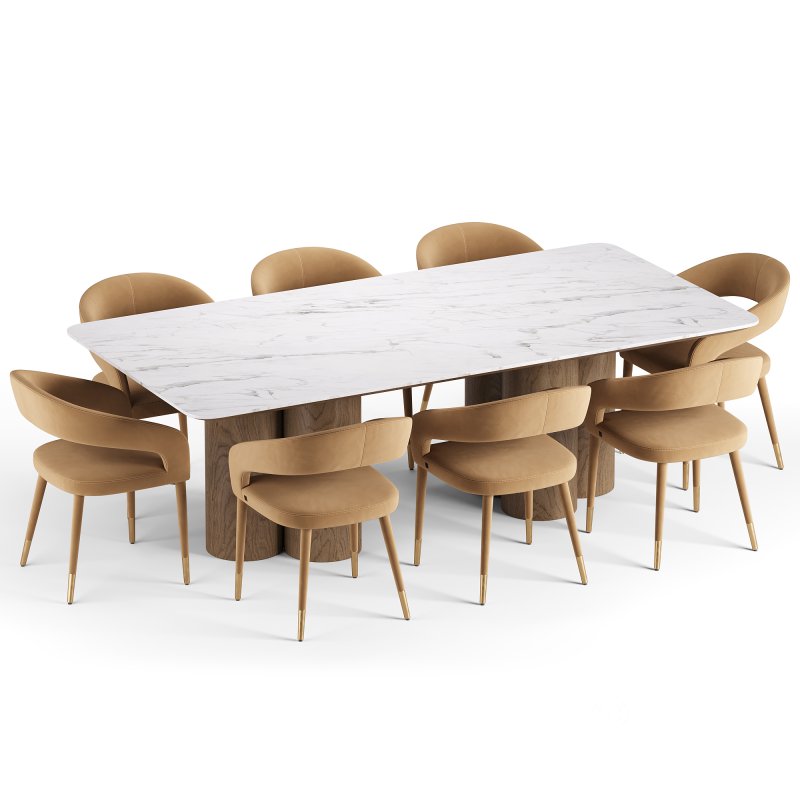 Moulin Dining Chair and Terzetto Pandora Table Image 5