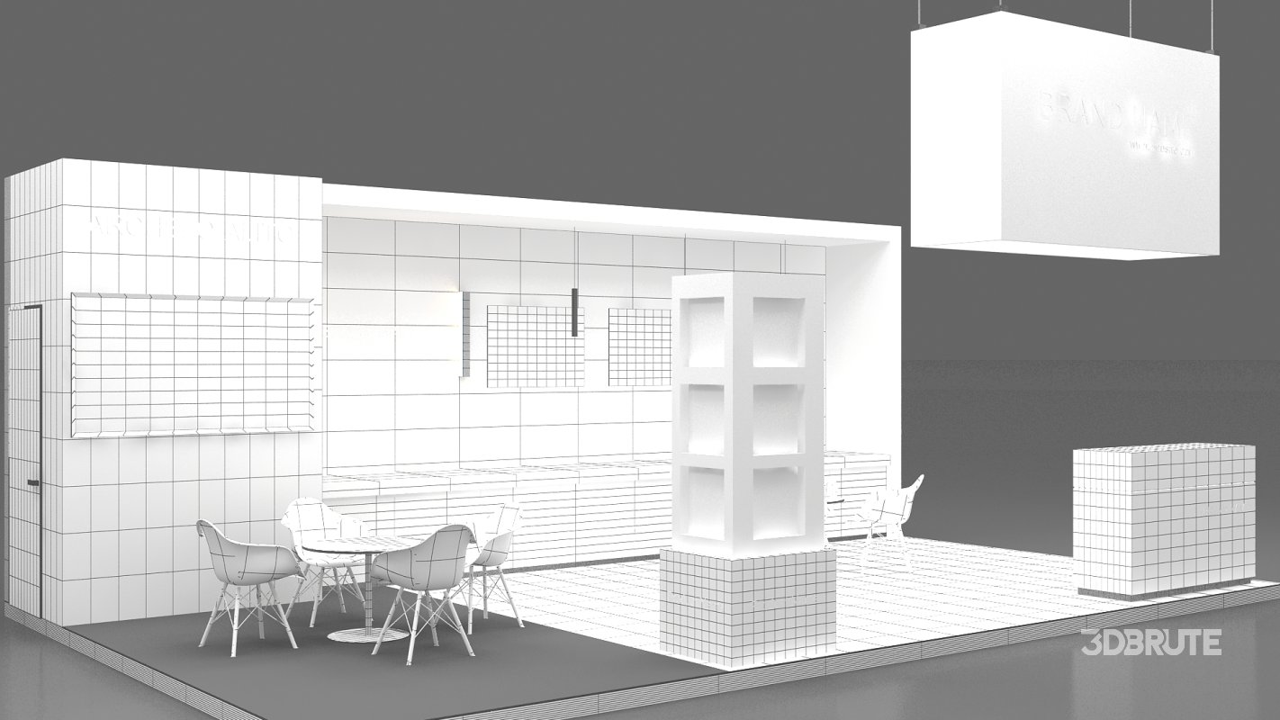 3d model exhibition booth tradeshow Image 8