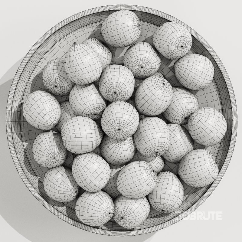 Low Glass Bowl Centerpiece with Nuts Image 4