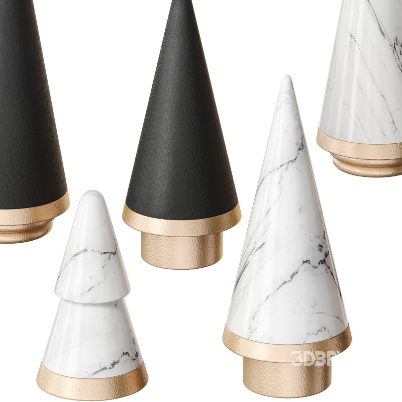 Christmas Tree Inspired Ornament Sculptures by Evoke The Christmas Cheer Image 2