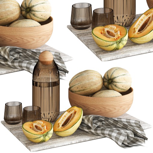 Cantaloupe Set
