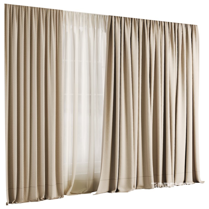 Silk and Cotton Curtain 028 Image 1