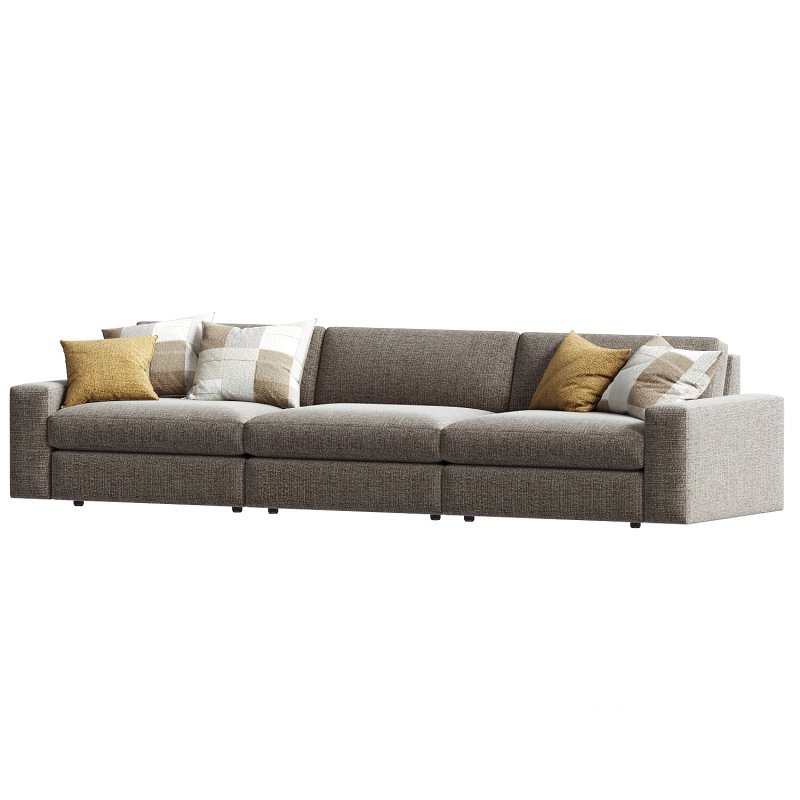 Kipton Wide Arm Three Piece Modular Sofa Image 1