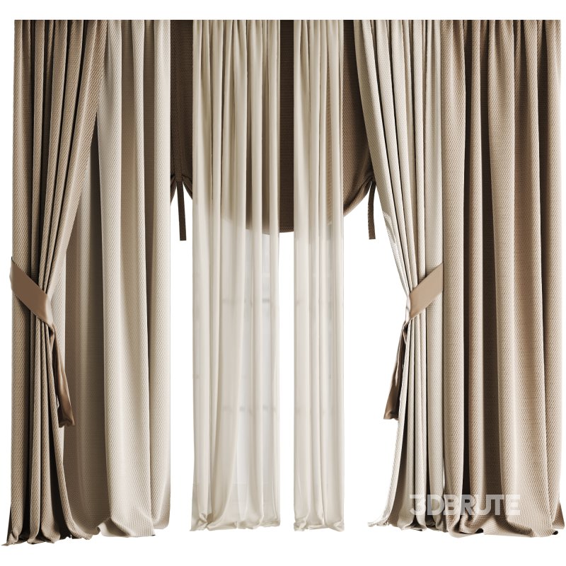 Silk and Cotton Curtain 035 Image 1