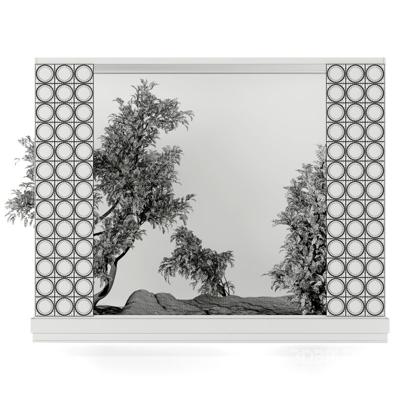 Indoor Garden with Glass Block Walls Image 6