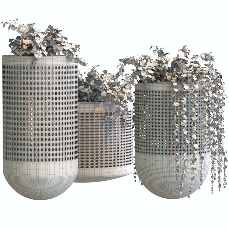 Metal Plant Set 02 Image 8