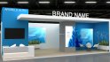3d model exhibition stand - Thumbnail 3
