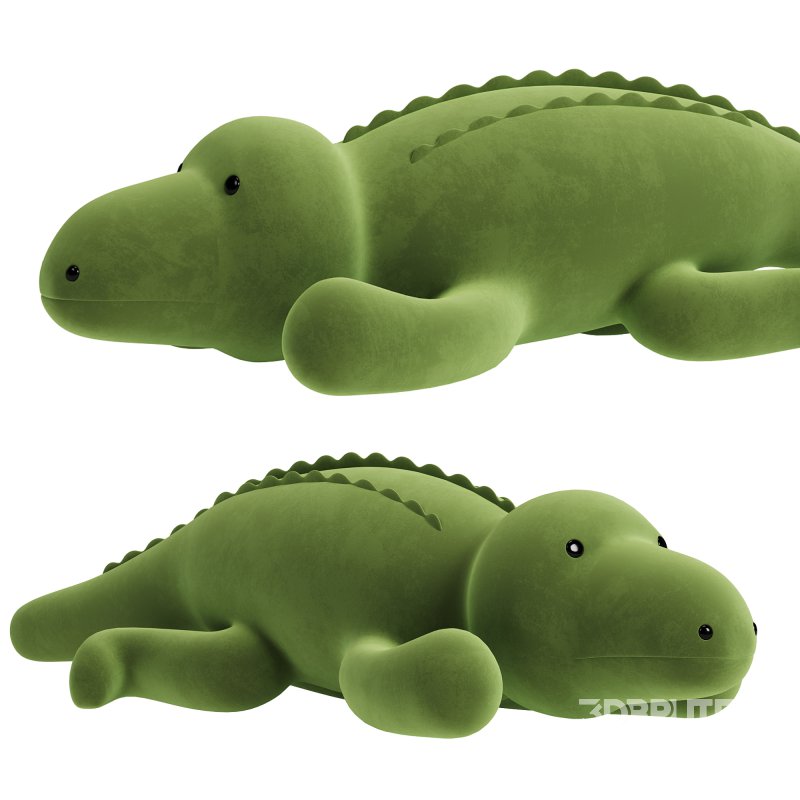Shark and Crocodile Plush Toy Image 3