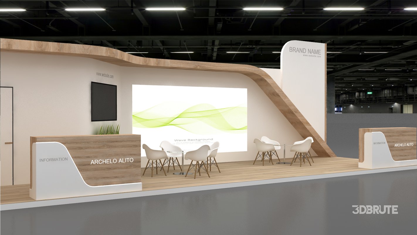 3d exhibition booth stand tradeshow Image 7