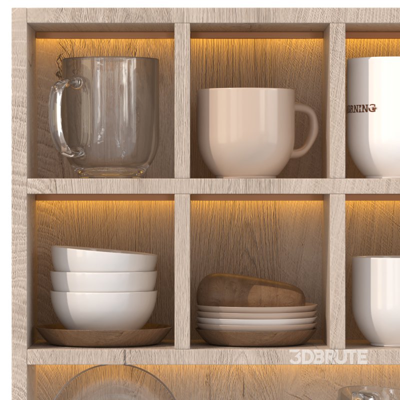 Wall Mounted Mug Shelf Image 4