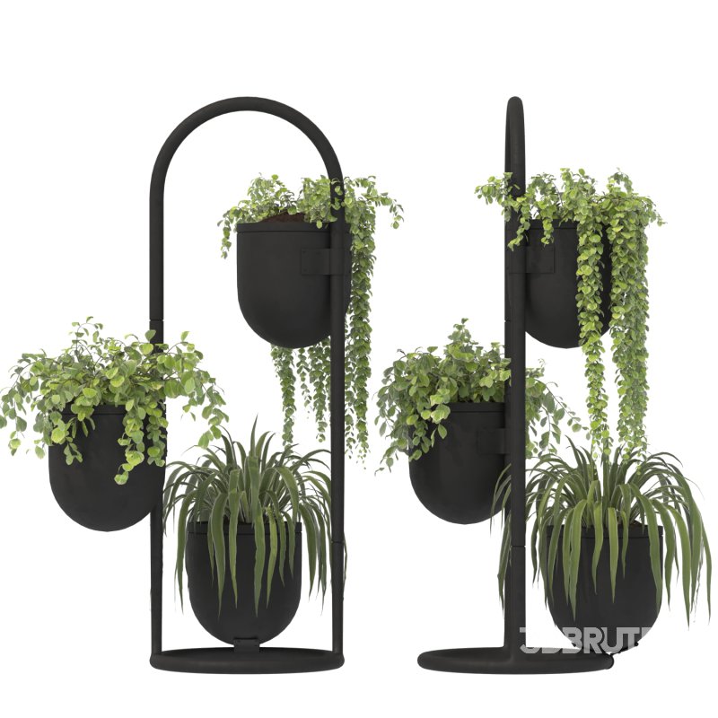 Metal Plant Set 01 Image 6