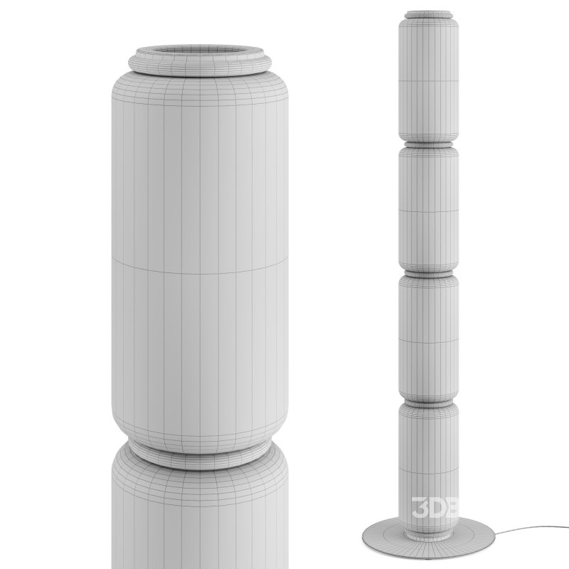 Noctambule 4 high Cylinder floor lamp by Flos Image 4