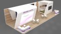 exhibition booth stand 3d Model - Thumbnail 4