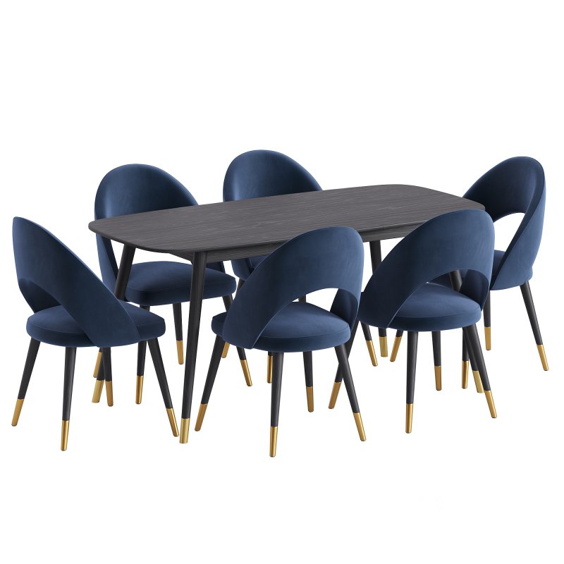 Rossini Chair and Clover Table Image 5