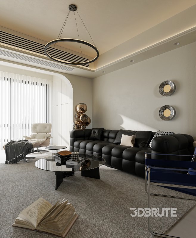 Modern living room dining room Image 8