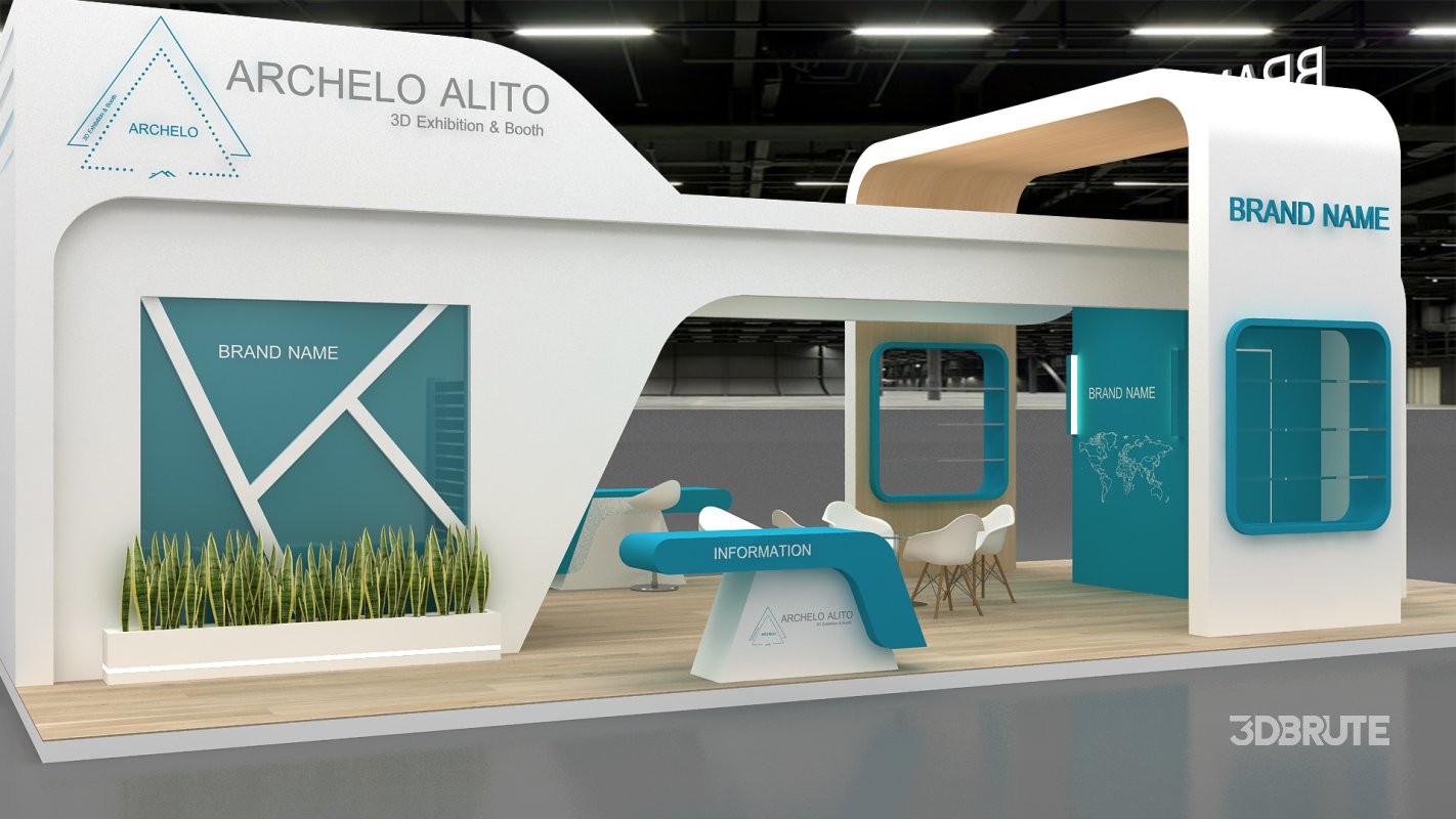 3d exhibition booth stand tradeshow Image 5