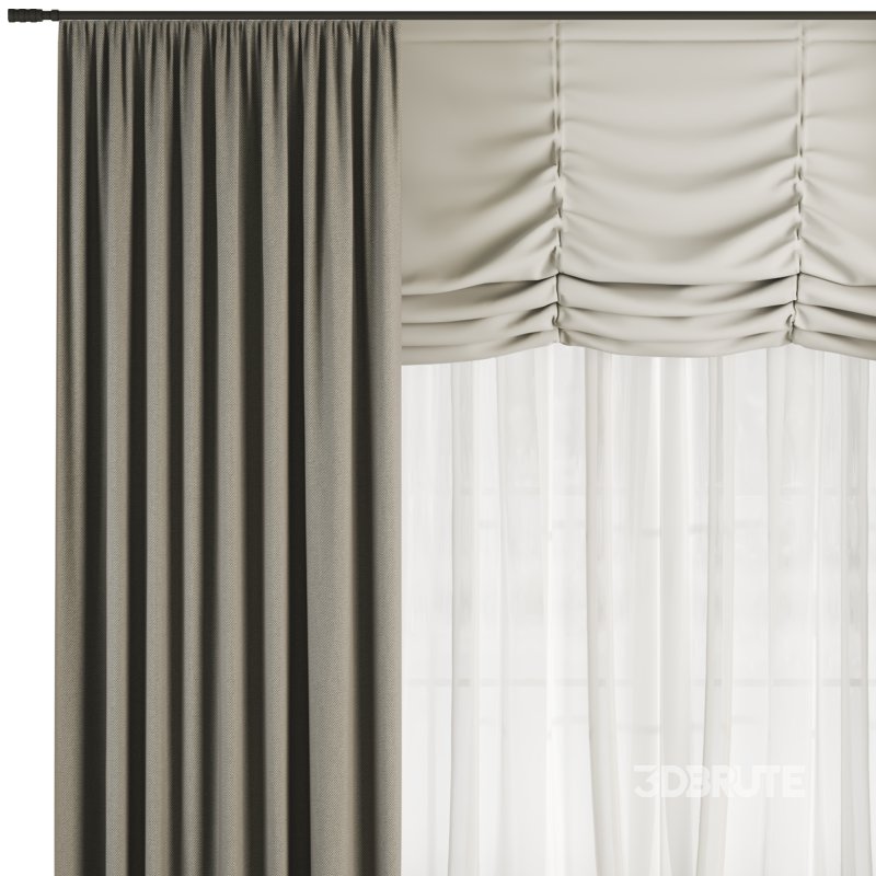 Silk and Satin Curtain 048 Image 4