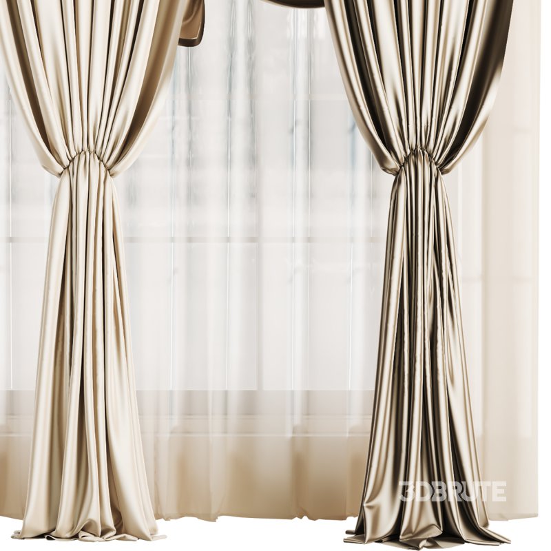 Silk and Satin Curtain 046 Image 3